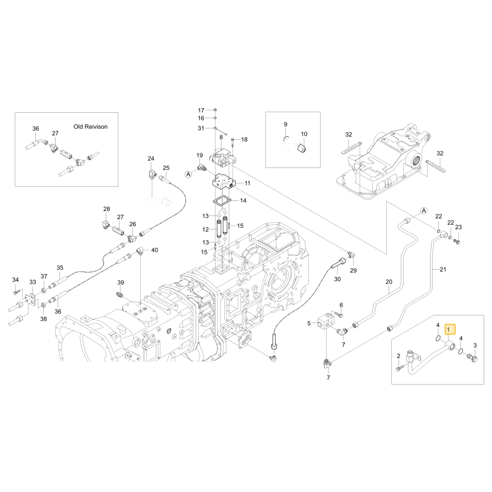 Rura kierownicza T KIOTI T5310-34061