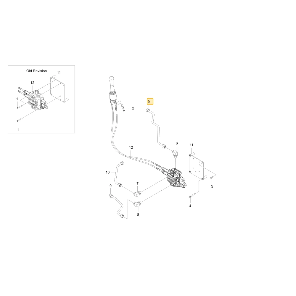 Rurka hydrauliczna JC1 KIOTI T5310-35844