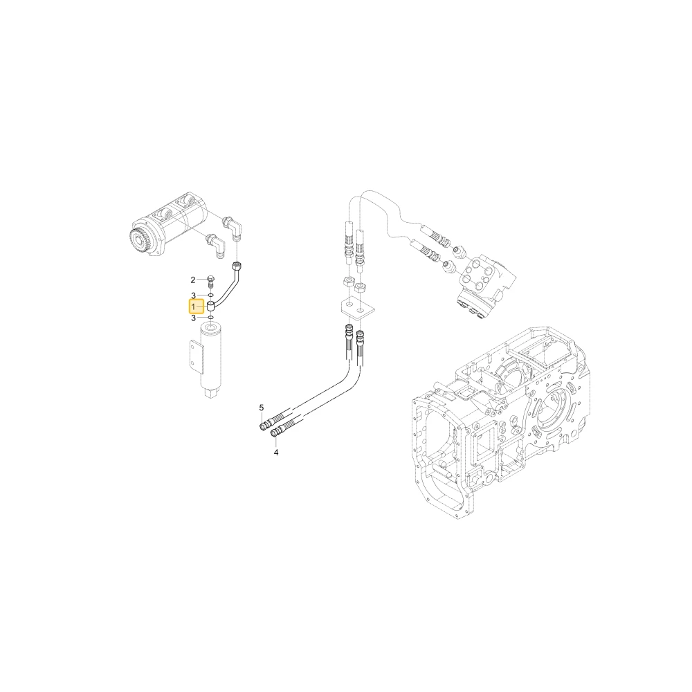 Rura kierownicza P3 KIOTI T5310-36241