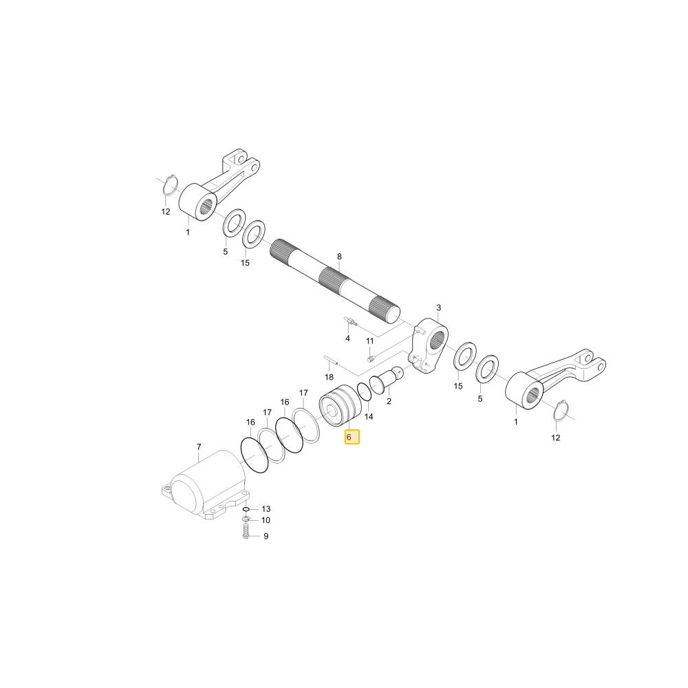 Tłok hydrauliczny KIOTI T5310-37311