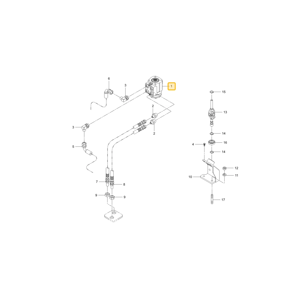 Zespół napędowy kierowniczy KIOTI T5310-38651