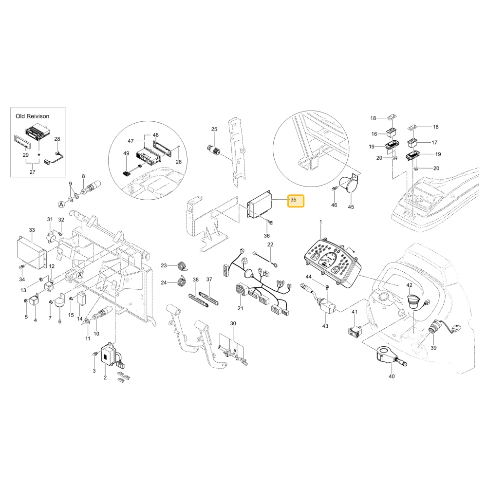 Sterownik zaczepu KIOTI T5310-68405