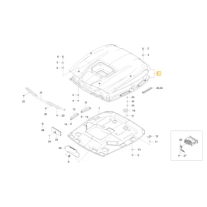 Dach KIOTI T5320-81003