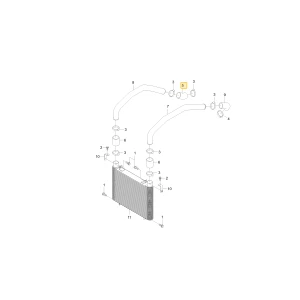 Wąż intercoolera 2 KIOTI T5321-11471