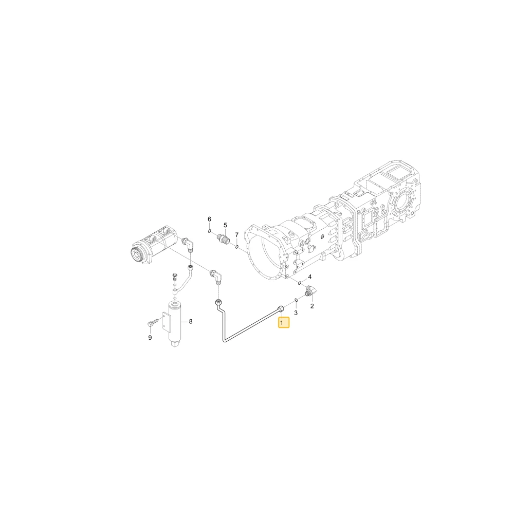 Rurka hydrauliczna KIOTI T5322-35601