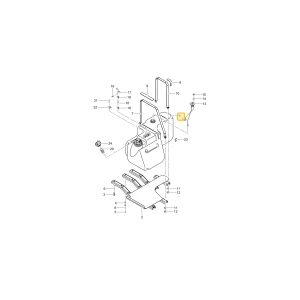 Lewy zbiornik paliwowy KIOTI T5327-55026