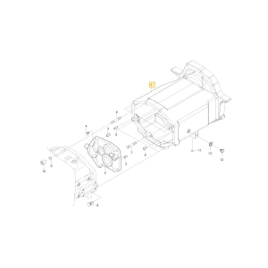 Środkowa obudowa KIOTI T5410-21152