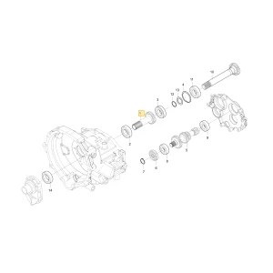 Wał koła zębatego 26 KIOTI T5410-21511