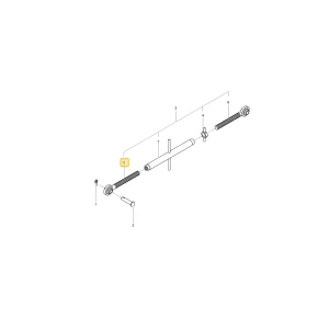 Złącze górnego lewego łącznika KIOTI T5410-71122
