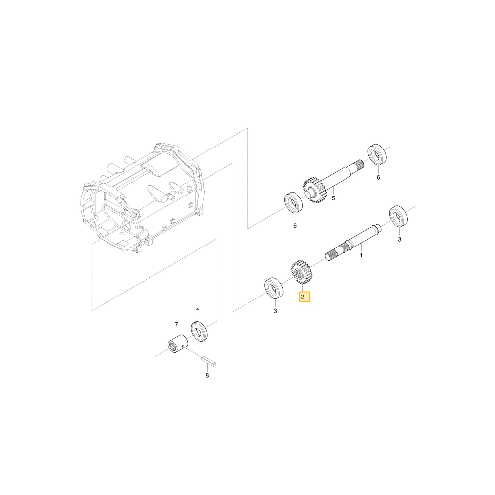 Koło zębate 22 KIOTI T5515-21521