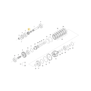 Koło zębate 15 KIOTI T5515-25221