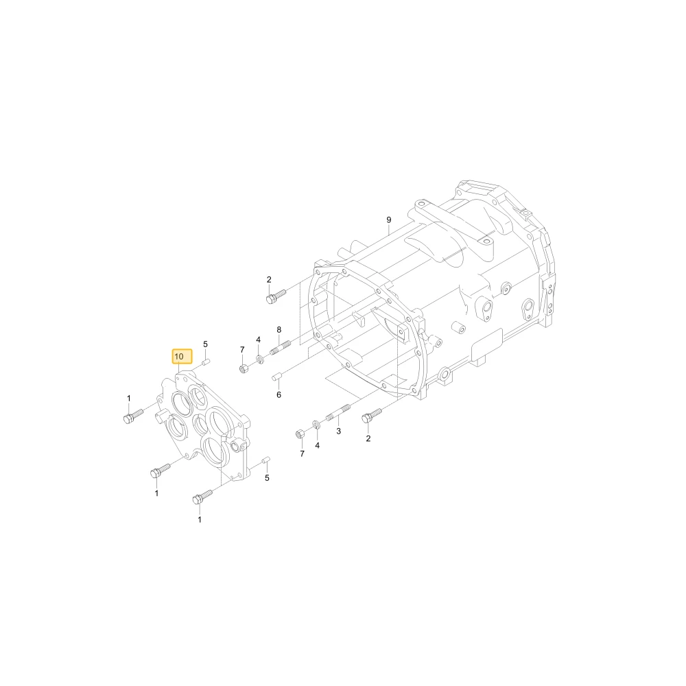 Pokrywa łożyska Mc KIOTI T5520-20623