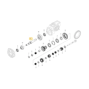 Wał koła zębatego 12 KIOTI T5520-22112