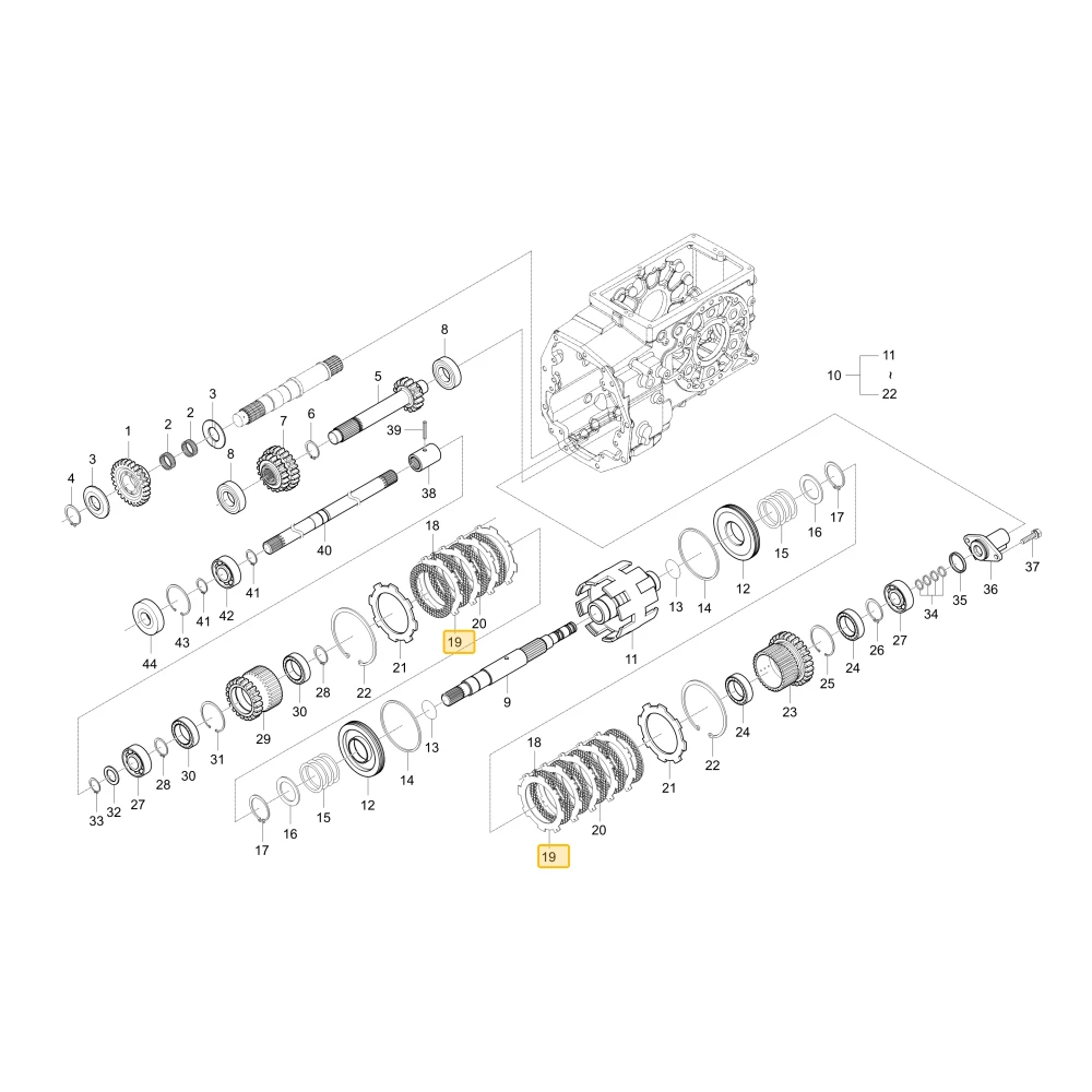 Płyta sprzęgła 4WD KIOTI T5520-23151