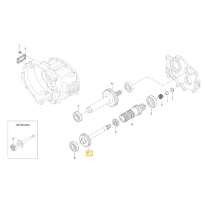 Wał koła zębatego 27 KIOTI T5520-23312