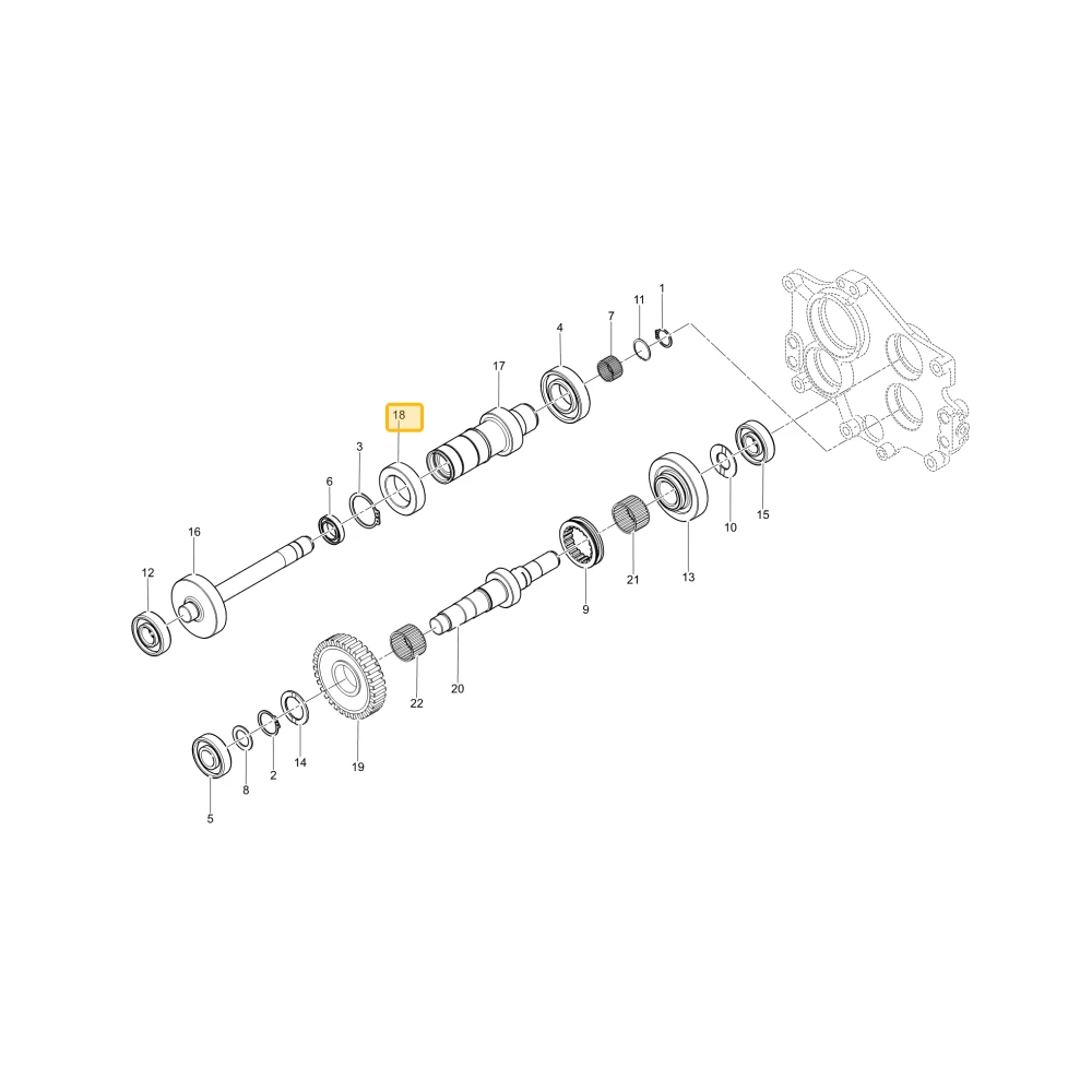 Koło zębate 22 KIOTI T5520-23342
