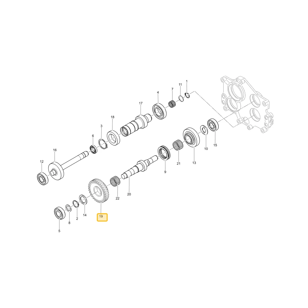 Koło zębate 26 KIOTI T5520-23351