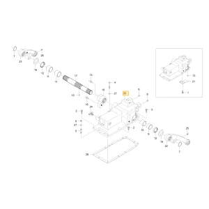 Korpus cylindra hydraulicznego KIOTI T5525-47006