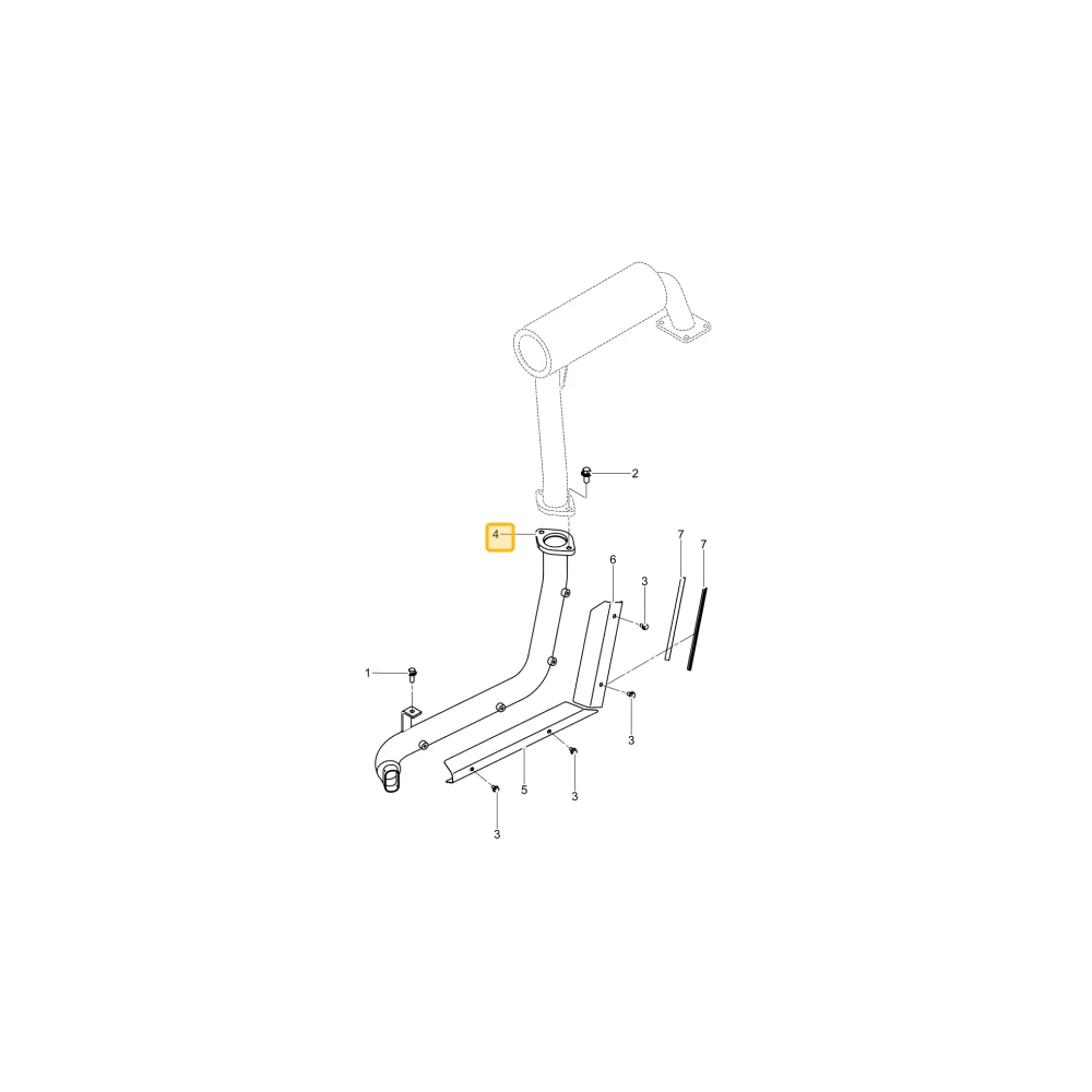 Rura wydechowa KIOTI T5525-50254