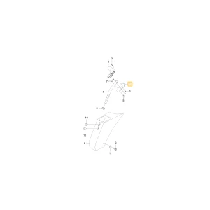 Uchwyt joysticka 1 KIOTI T5525-56211