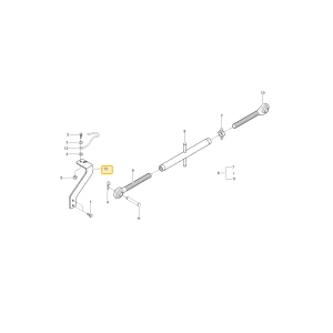 Wspornik górnego uchwytu łącznika KIOTI T5525-58502