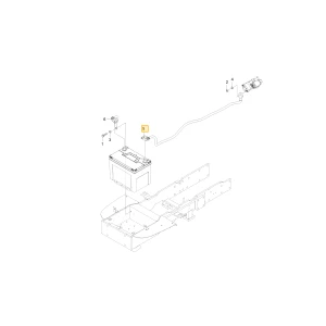 Linka akumulatora dodatnego KIOTI T5525-69164