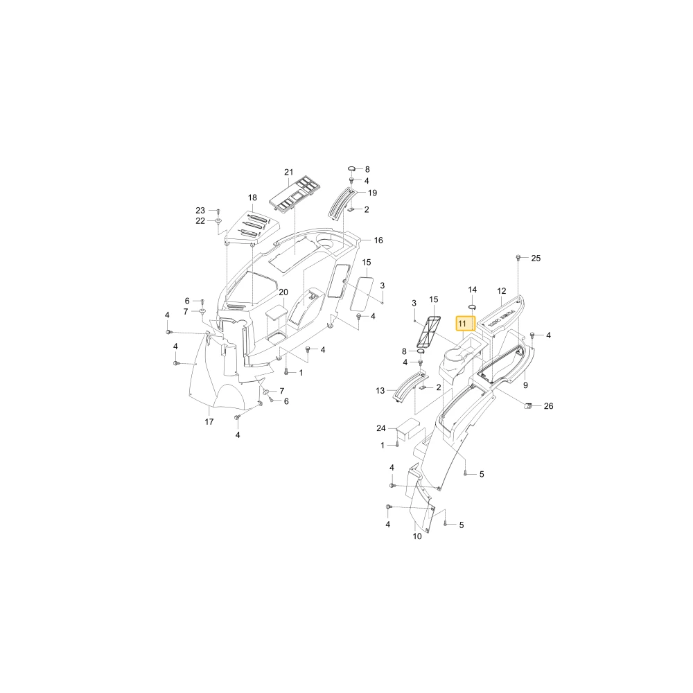 Uchwyt miseczki KIOTI T5525-84421