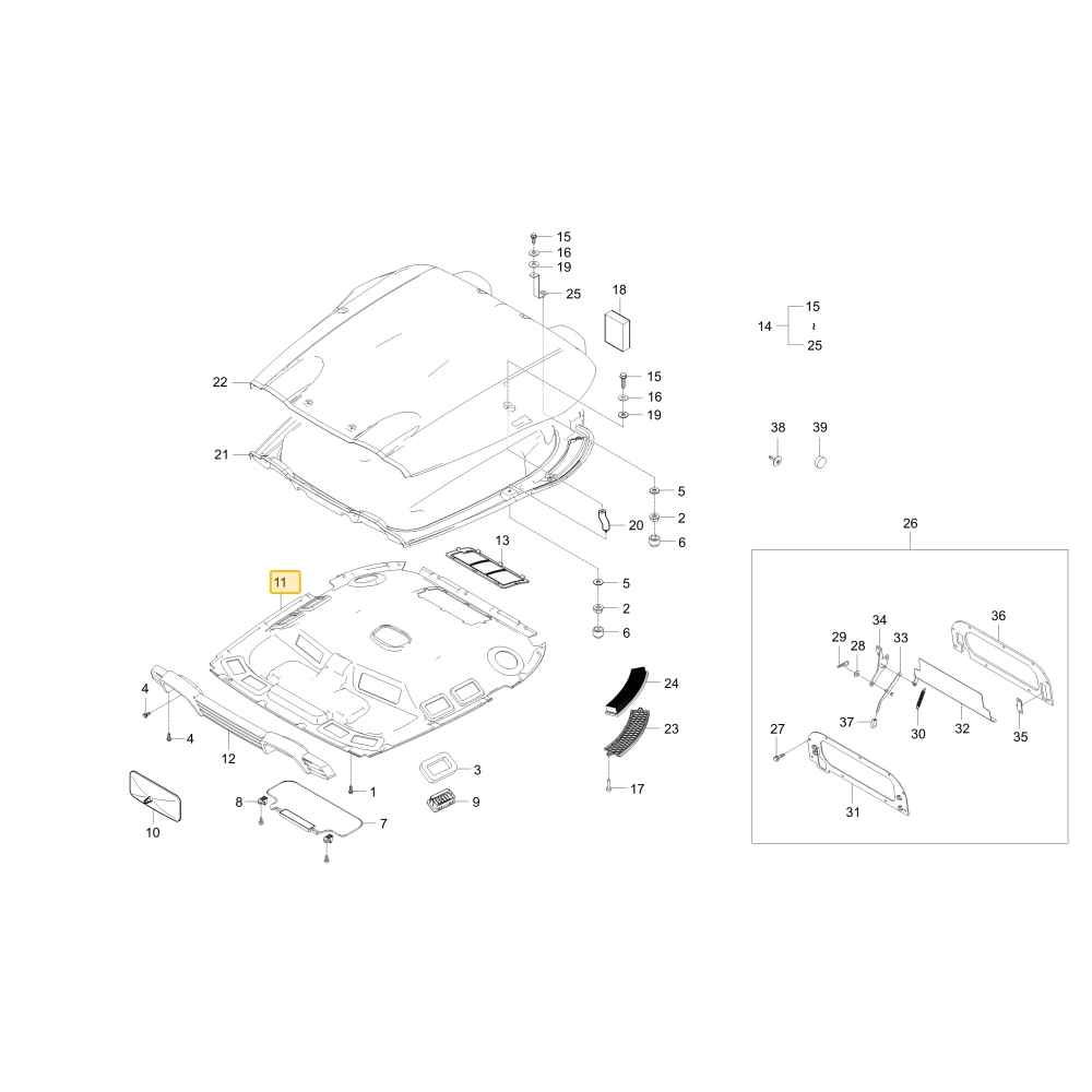 CEILING KIOTI T5525-84803