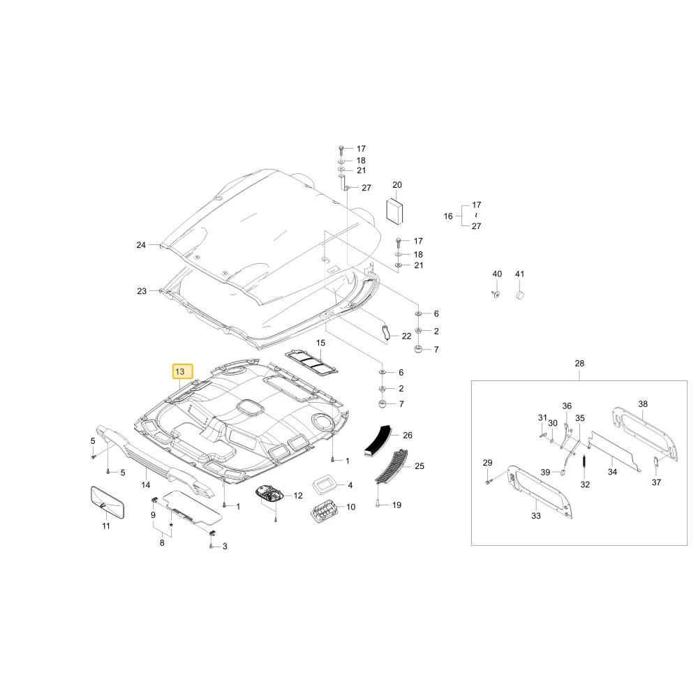 CEILING KIOTI T5525-84805