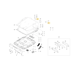 Dystans dachu 1 KIOTI T5525-84881