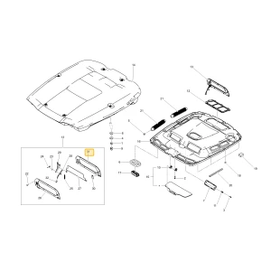 Uszczelka gumowa dachu KIOTI T5525-84962