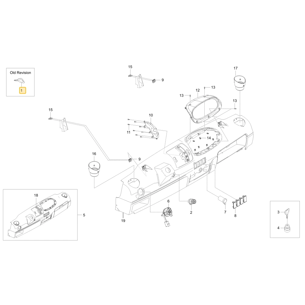 Kluczyk rozruchowy Blank KIOTI T5527-75191