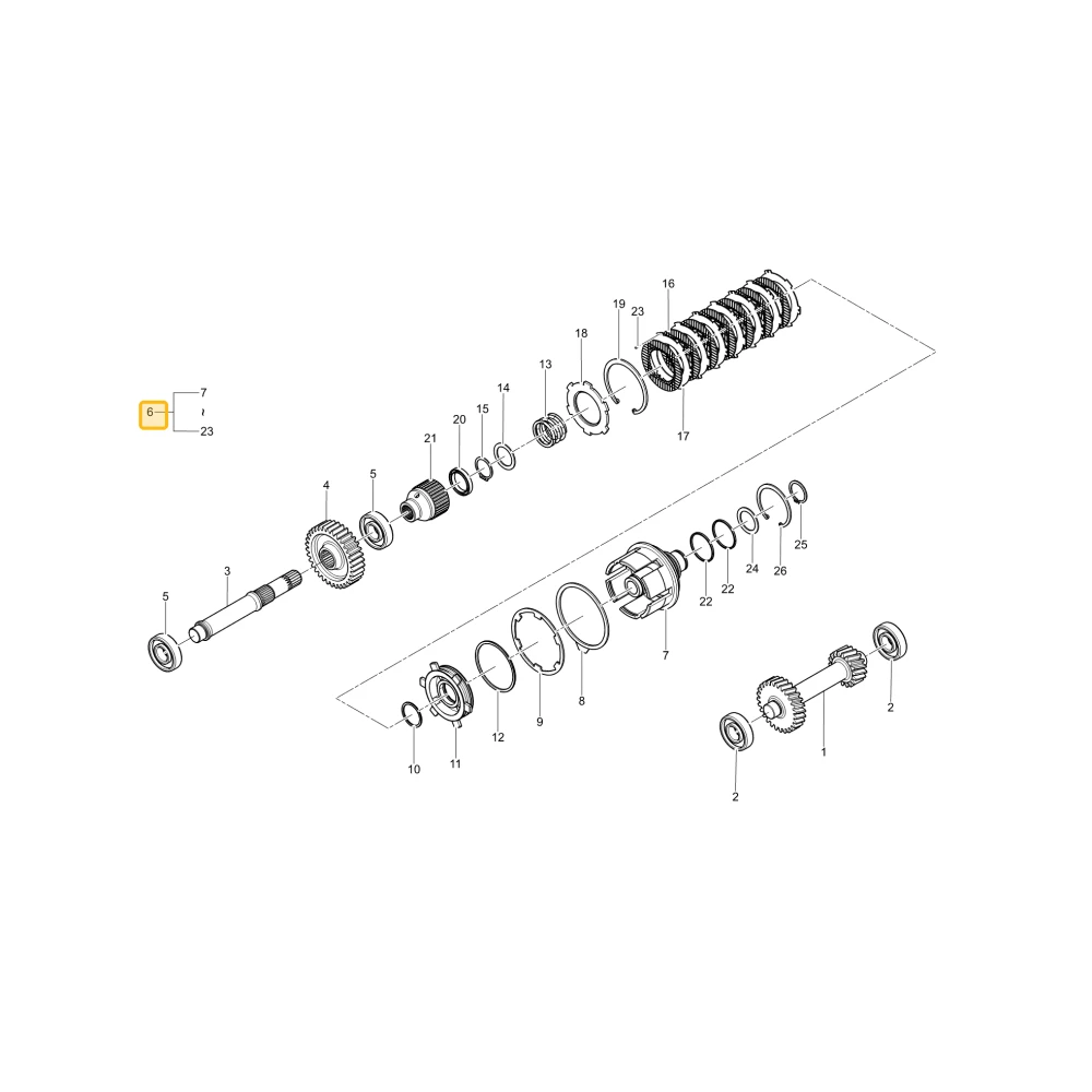 Sprzęgło WOM KIOTI T5535-23601