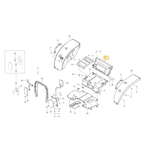 Płyta fotela KIOTI T5560-83354