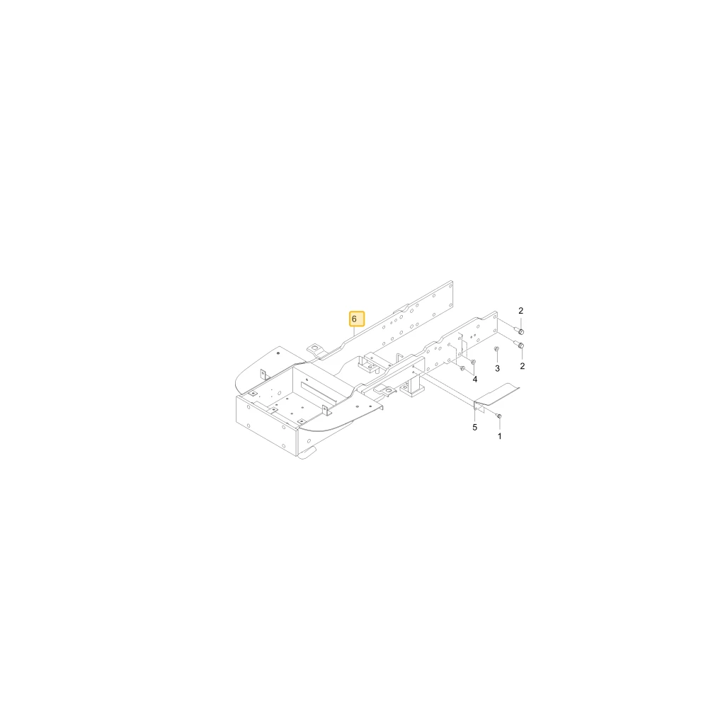 Rama przedniej osi KIOTI T5620-51218