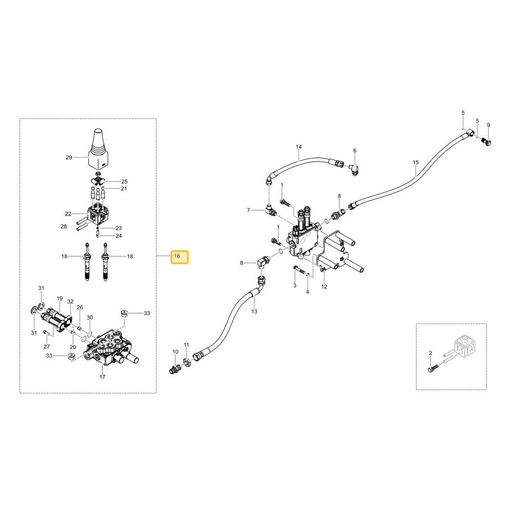 Zawór joysticka KIOTI T5628-42002
