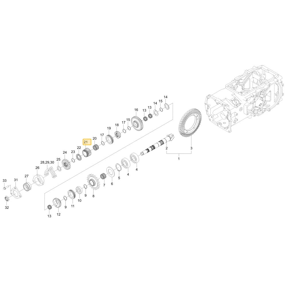 Koło zębate 16 KIOTI T5710-23382