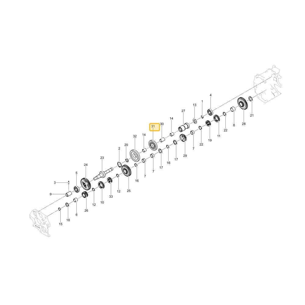 Koło zębate 33 KIOTI T5710-23471