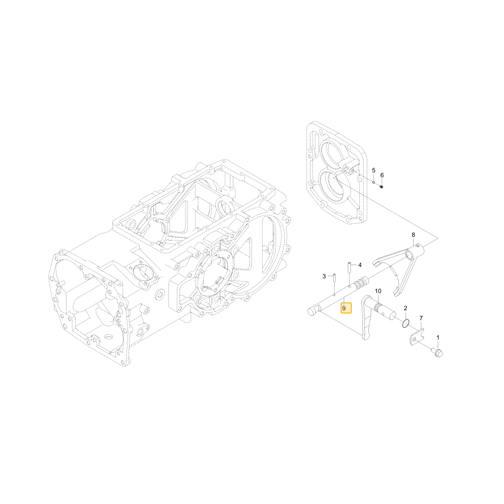 Drążek widełek KIOTI T5710-25441
