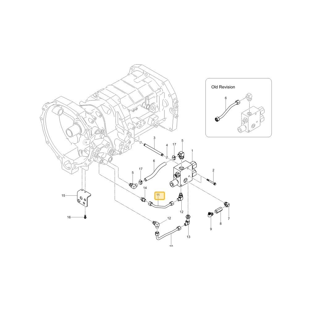 Rurka hydrauliczna QT KIOTI T5710-35511