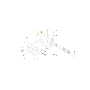 Korpus cylindra hydraulicznego KIOTI T5710-37117