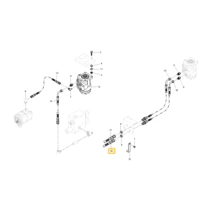 Wąż kierowniczy R1 KIOTI T5710-39221
