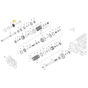 Koło zębate 19 KIOTI T5710-44512