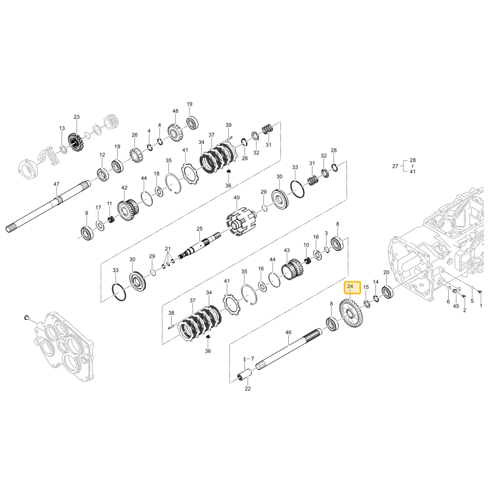 Koło zębate 33 KIOTI T5710-44531
