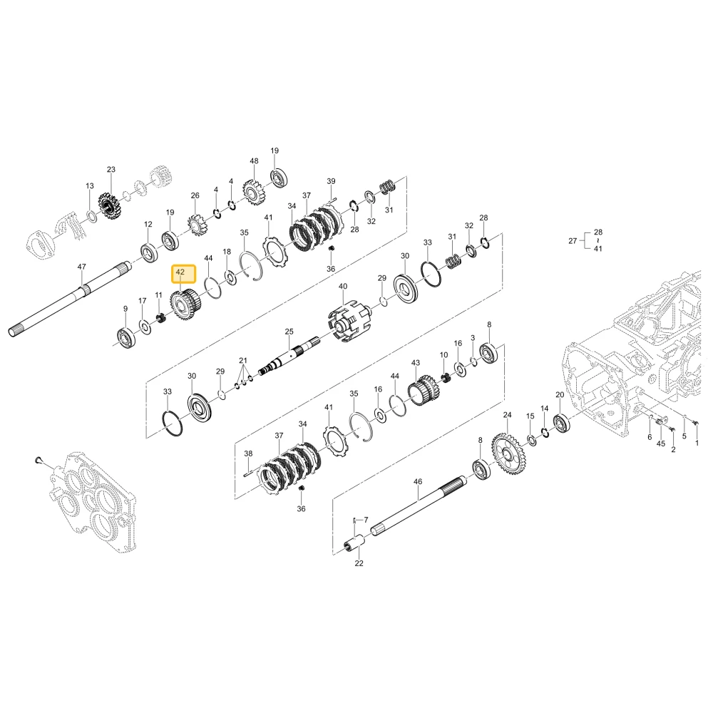 Koło zębate 29 KIOTI T5710-46151
