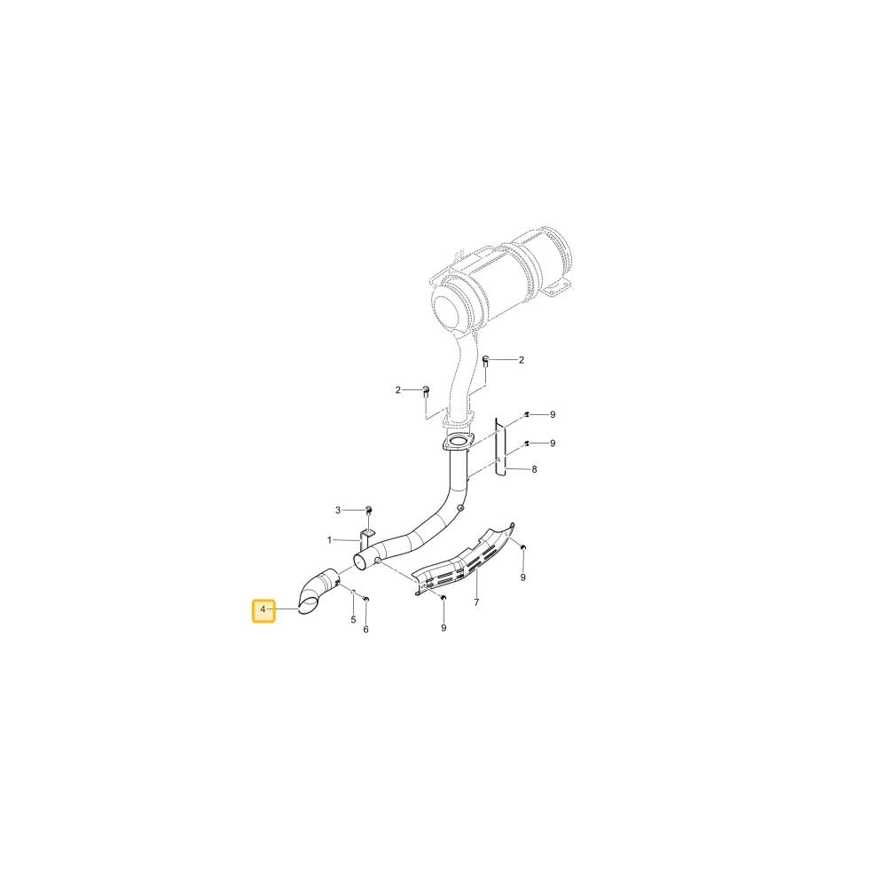 Rura wydechowa 2 KIOTI T5710-50231