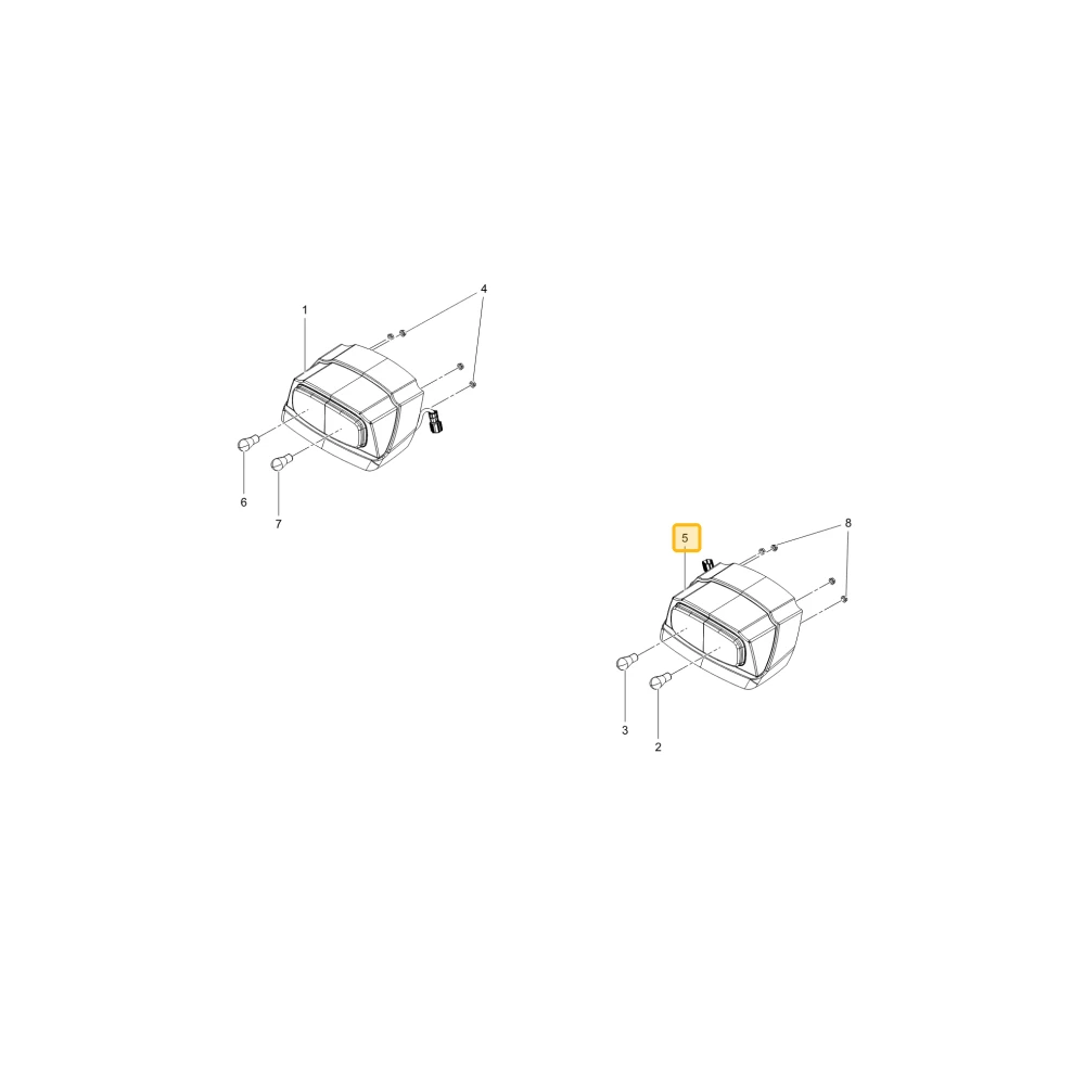 Tylna prawa lampa kombinacji KIOTI T5710-69724