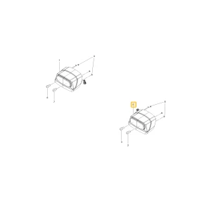 Tylna prawa lampa kombinacji KIOTI T5710-69724