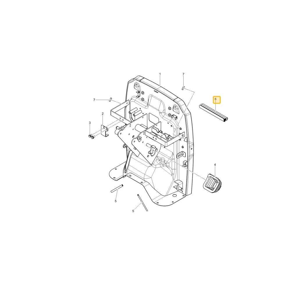 Uszczelka drzwi ramy KIOTI T5710-80651