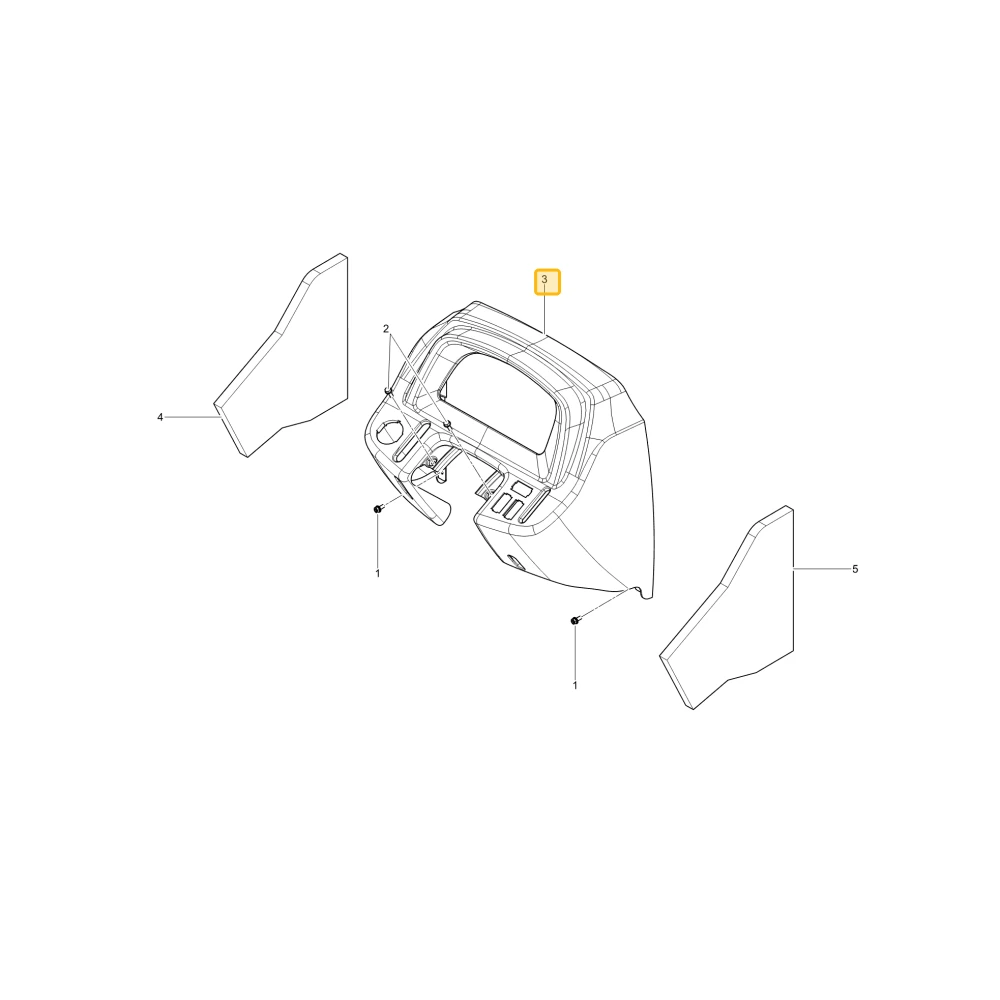Górna pokrywa INSTPN KIOTI T5710-81214